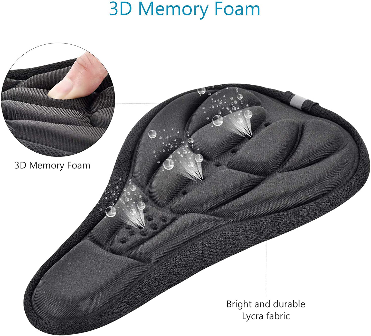 Bicycle Saddle Seat Cover | Thickened Cycling Seat Cover| Shockproof Bicycle Saddle Cover