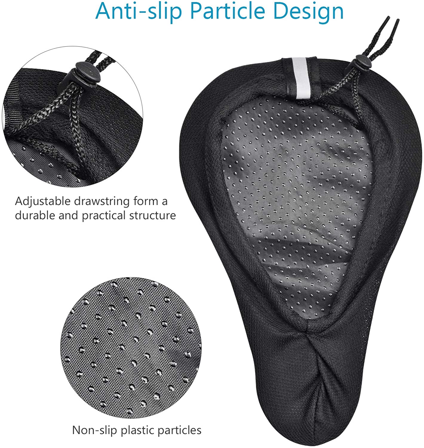 Bicycle Saddle Seat Cover | Thickened Cycling Seat Cover| Shockproof Bicycle Saddle Cover