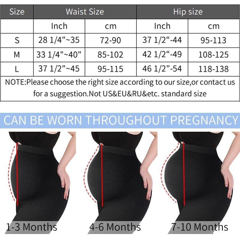 Maternity Leggings | High Waist Pregnant Belly Support Legging