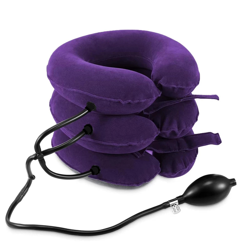 Neck Stretcher Cervical Traction Device - Purple