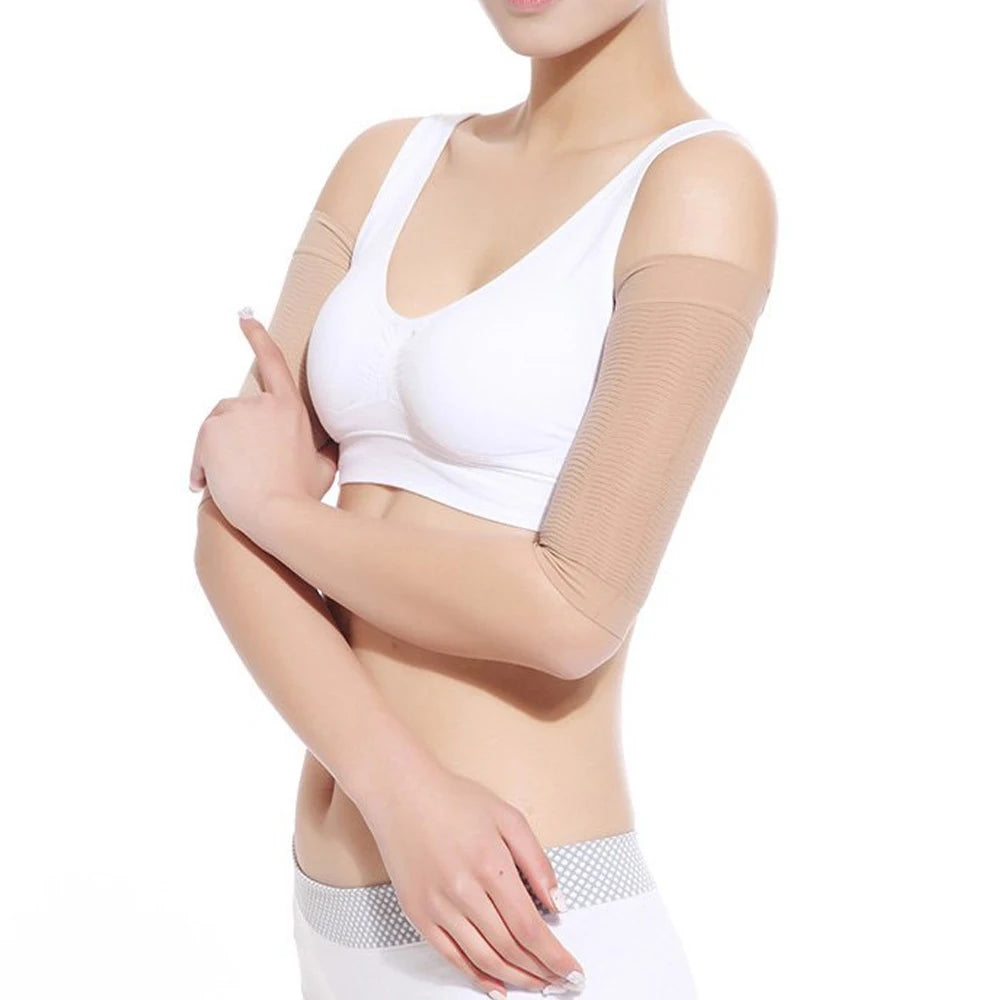 New Slimming Arm Sleeves - Beige