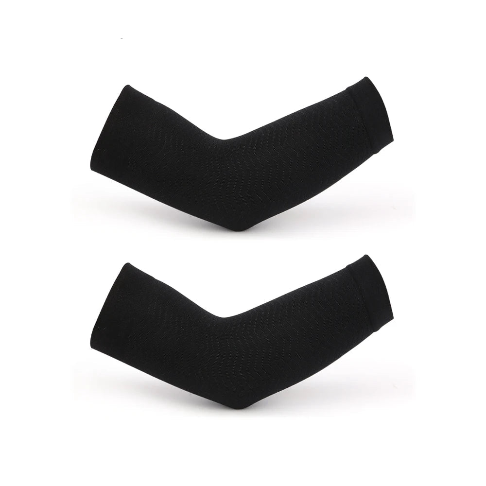 New Slimming Arm Sleeves - 2 Black