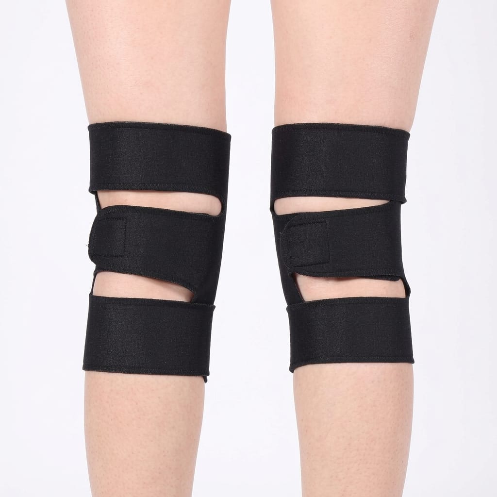 Non-restrictive knee stabilization wrap for daily activities