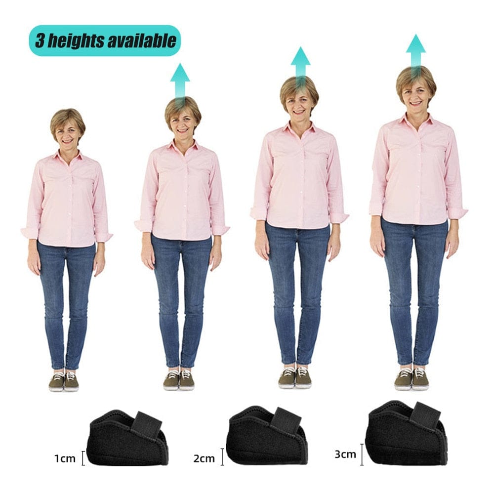 Height Increase Heel Insoles | Invisible Silicone Gel Heel Pads