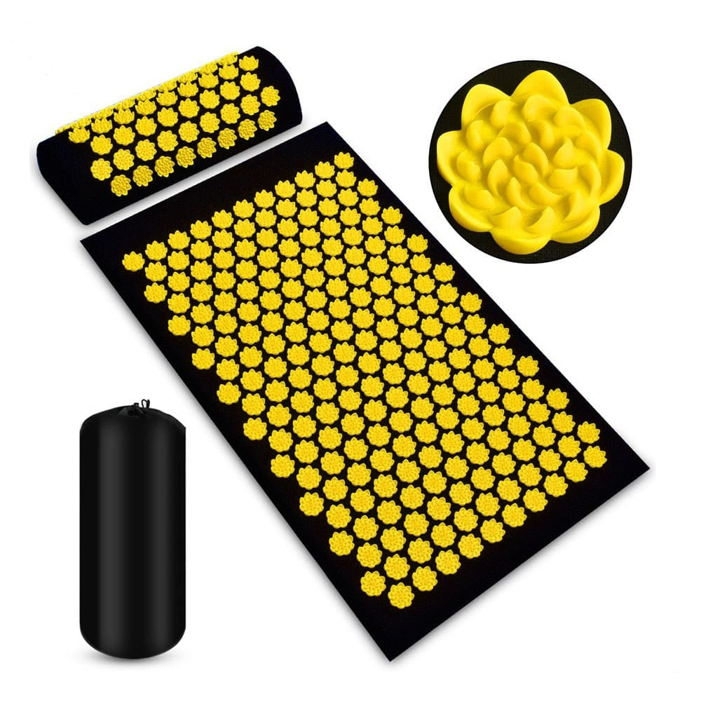 Ecological Shiatsu Yoga Mat | Natural Cotton Acupuncture Massager