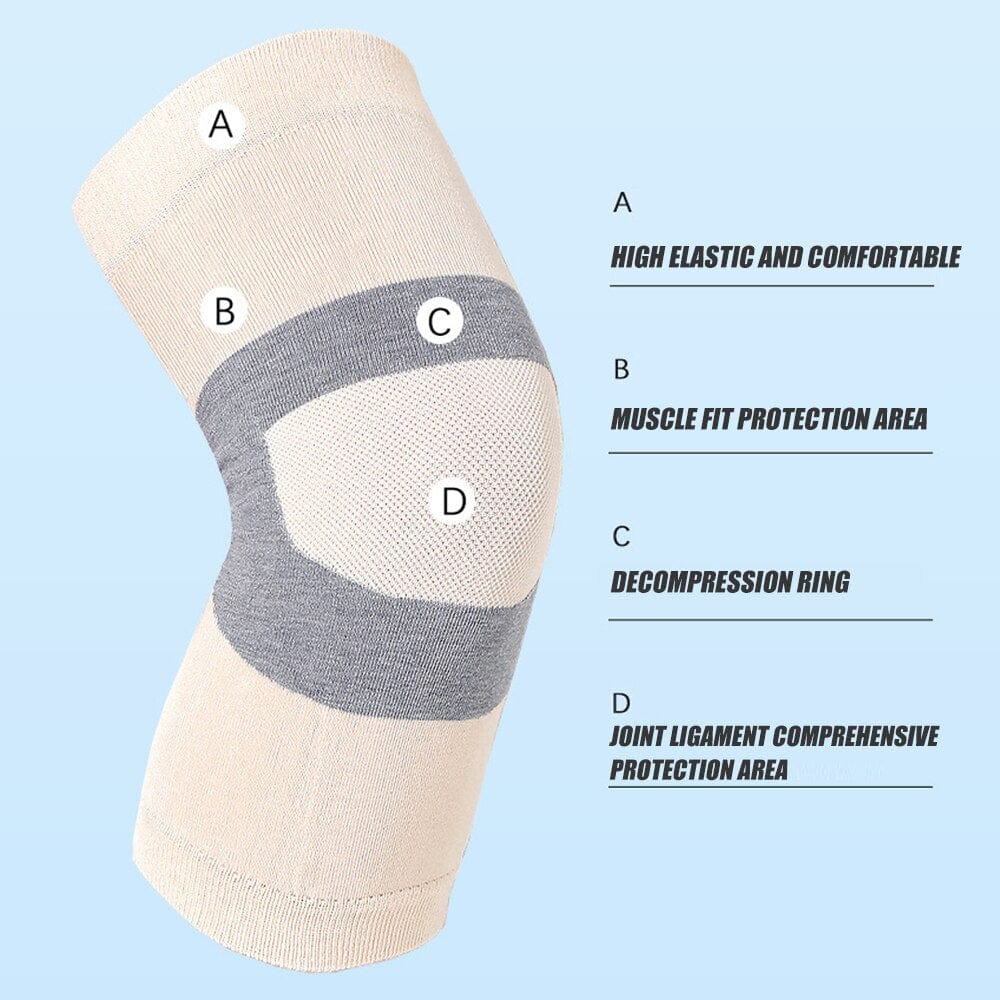Silk Thin Knee Brace | Elastic Knee Pad Support