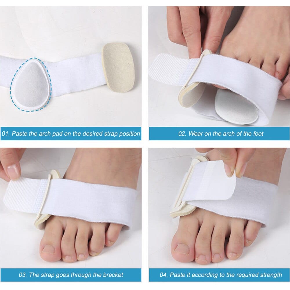 Forefoot Half Insoles | Hallux Valgus Arch Pads