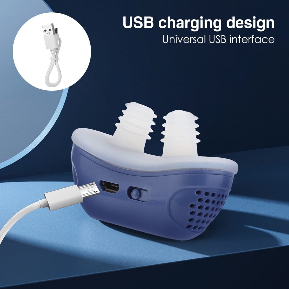 Micro-CPAP Anti Snoring Device