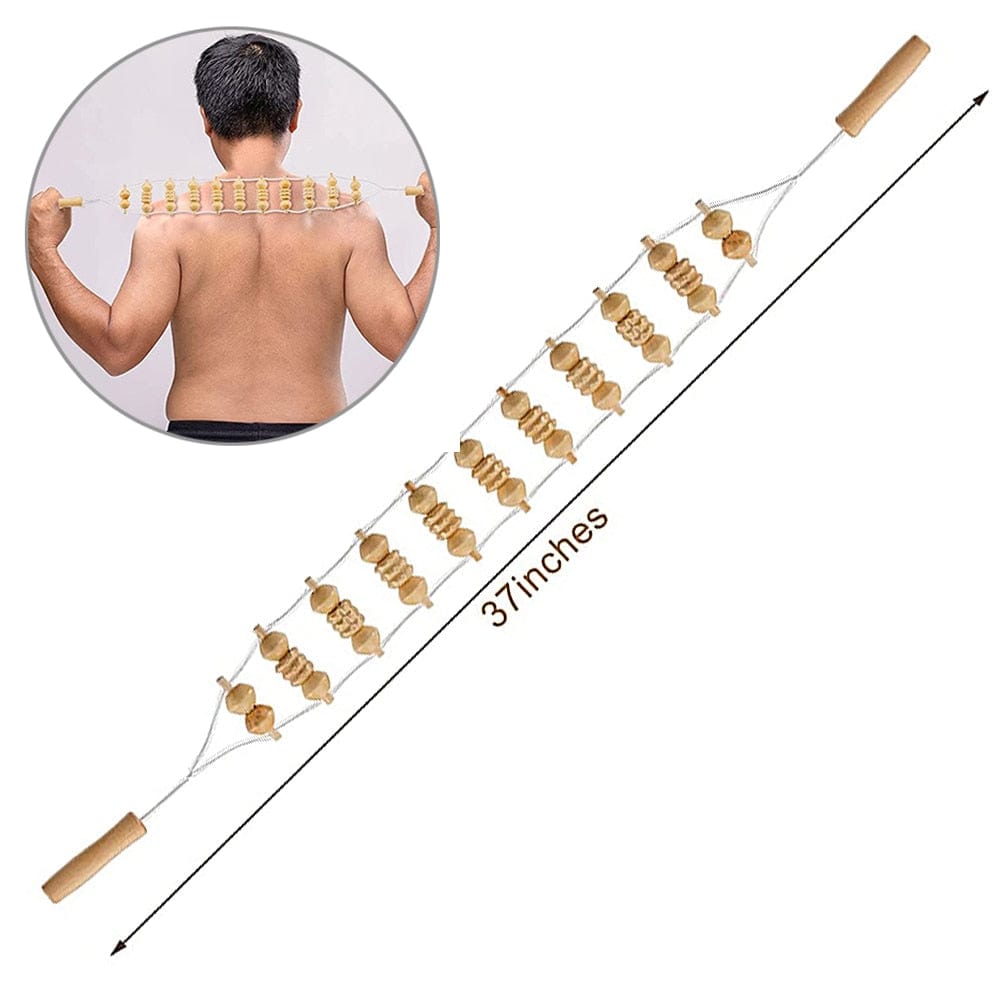 Wooden Body Massage Roller | Wheel Wooden Massager
