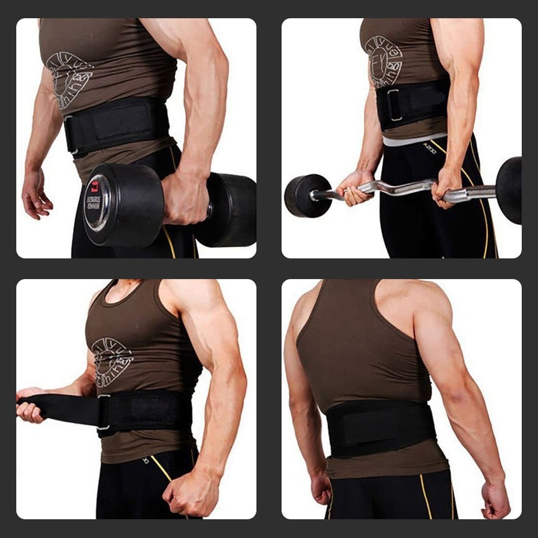 Weight Lifting Belt | Workout Belt with Metal Buckle for Men Women