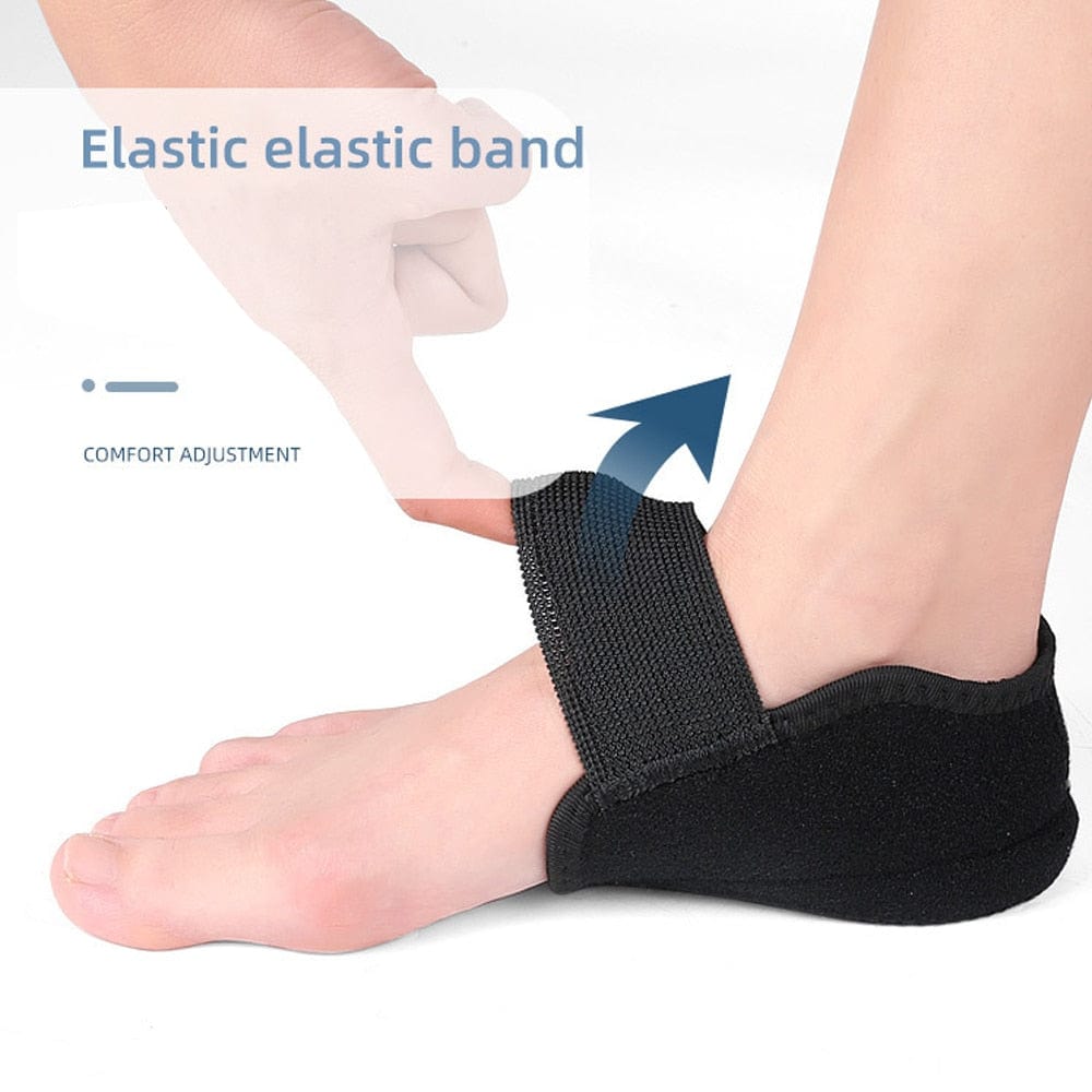 Height Increase Heel Insoles | Invisible Silicone Gel Heel Pads