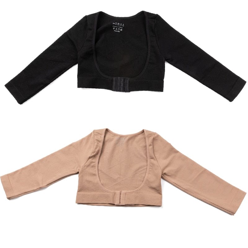 Long Sleeves Women Arm Shapewear | Shoulder Support Push Up Tops