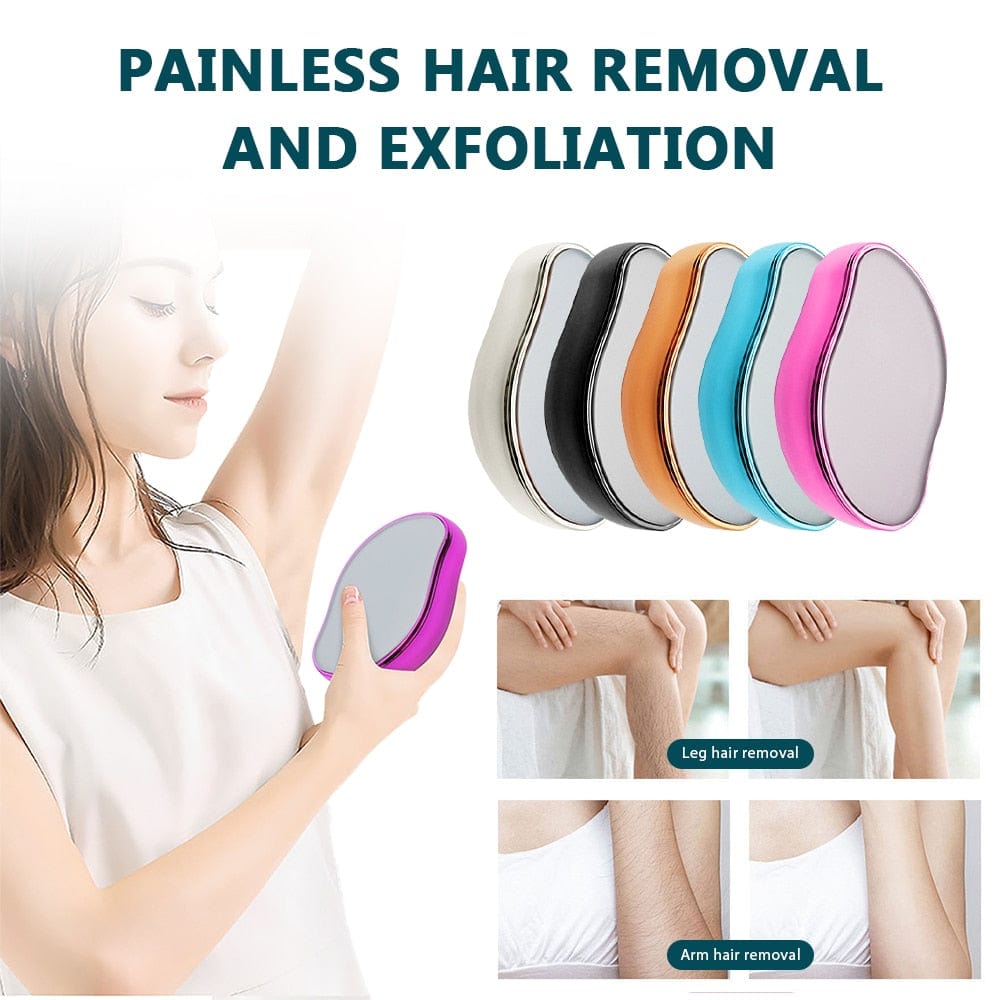 Crystal Hair Remover | Glass Shaver for Legs Arms Back