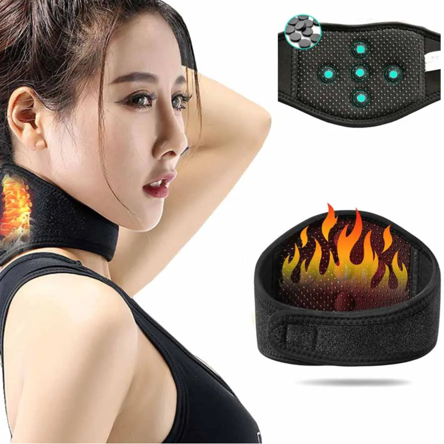 Self-Heating Magnetic Therapy Neck Brace