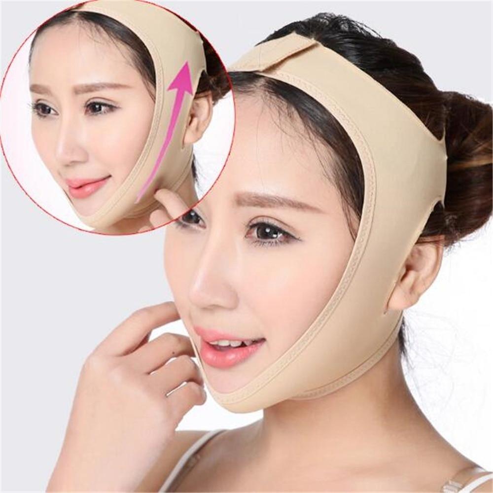 Elastic Face Slimming Bandage | V Line Face Shaper | Women Chin Cheek Lift Up Belt