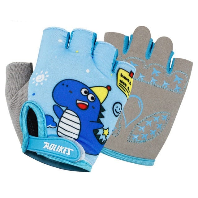Half Finger Kids Gloves | Fingerless Gloves for Kids | Cycling Kids Gloves