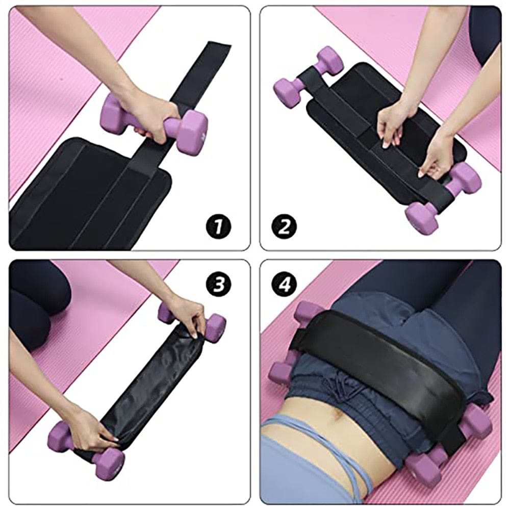 how to use the heavy-duty strength training belt
