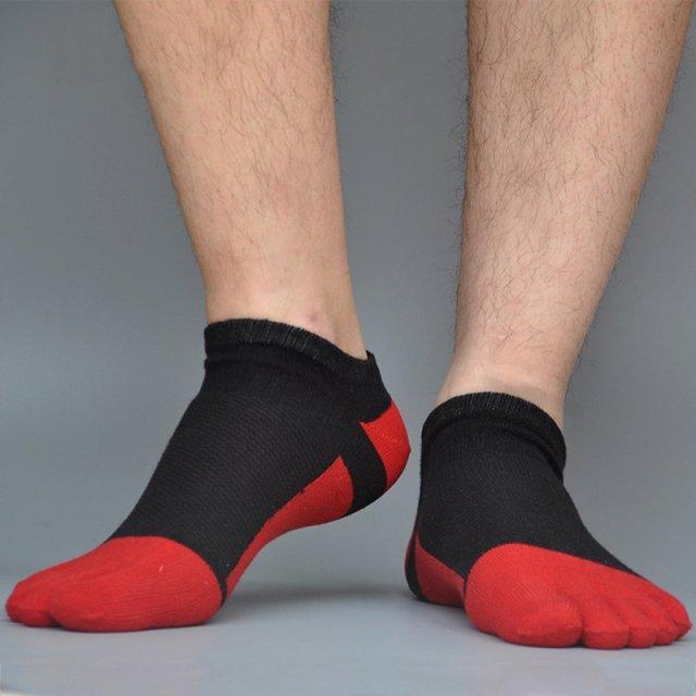 Men Toe Socks | 5 Finger Toe Slipper Socks - SIZE 38-43
