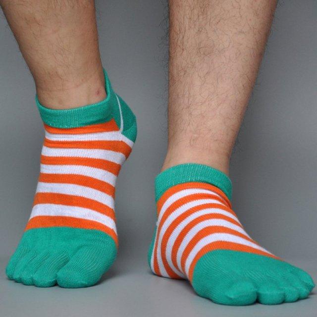 Men Toe Socks | 5 Finger Toe Slipper Socks - SIZE 38-43
