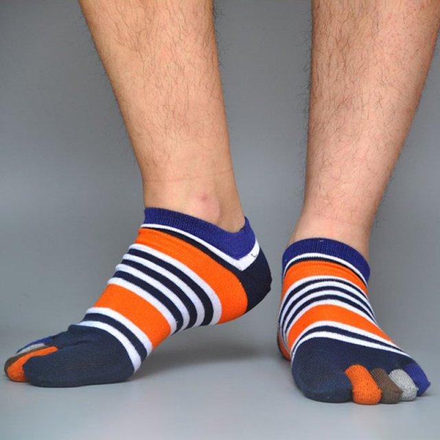Men Toe Socks | 5 Finger Toe Slipper Socks - SIZE 38-43