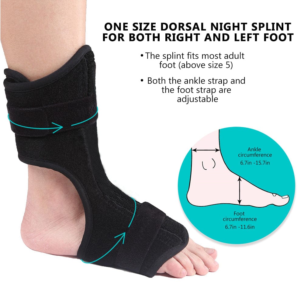 Plantar Fasciitis Ankle Night & Day Splint | Foot Orthosis Stabilizer
