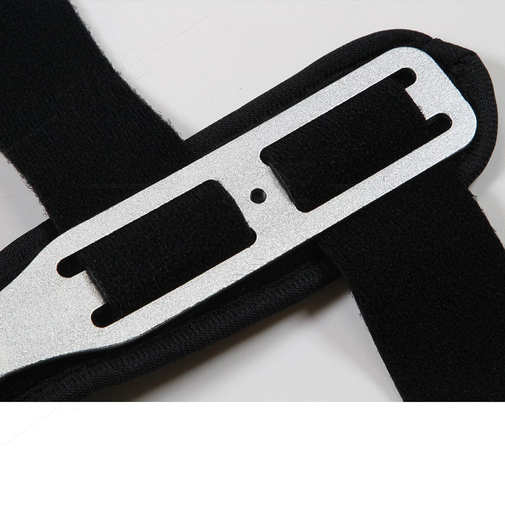 sleeve style wrist brace with two fastener straps
