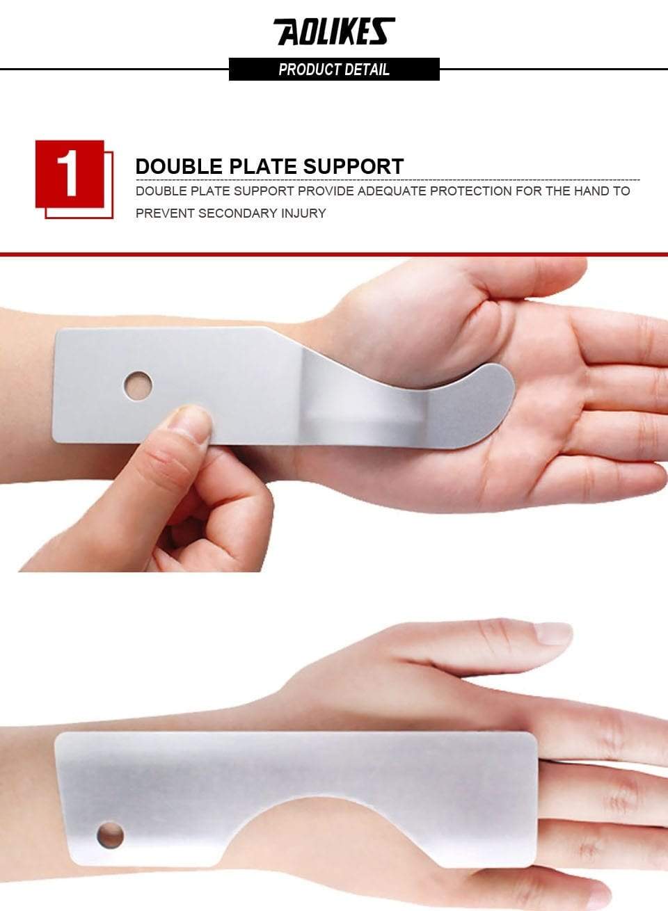 Wrist Support Brace for Arthritis / Tendonitis - Right and Left Hand