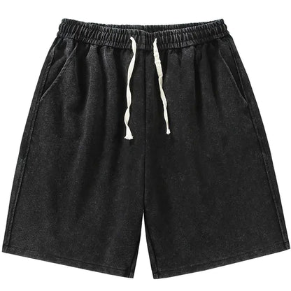 Summer Distressed Cotton Sweatshorts