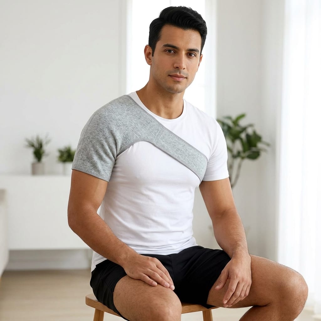 Breathable shoulder protector sleeve