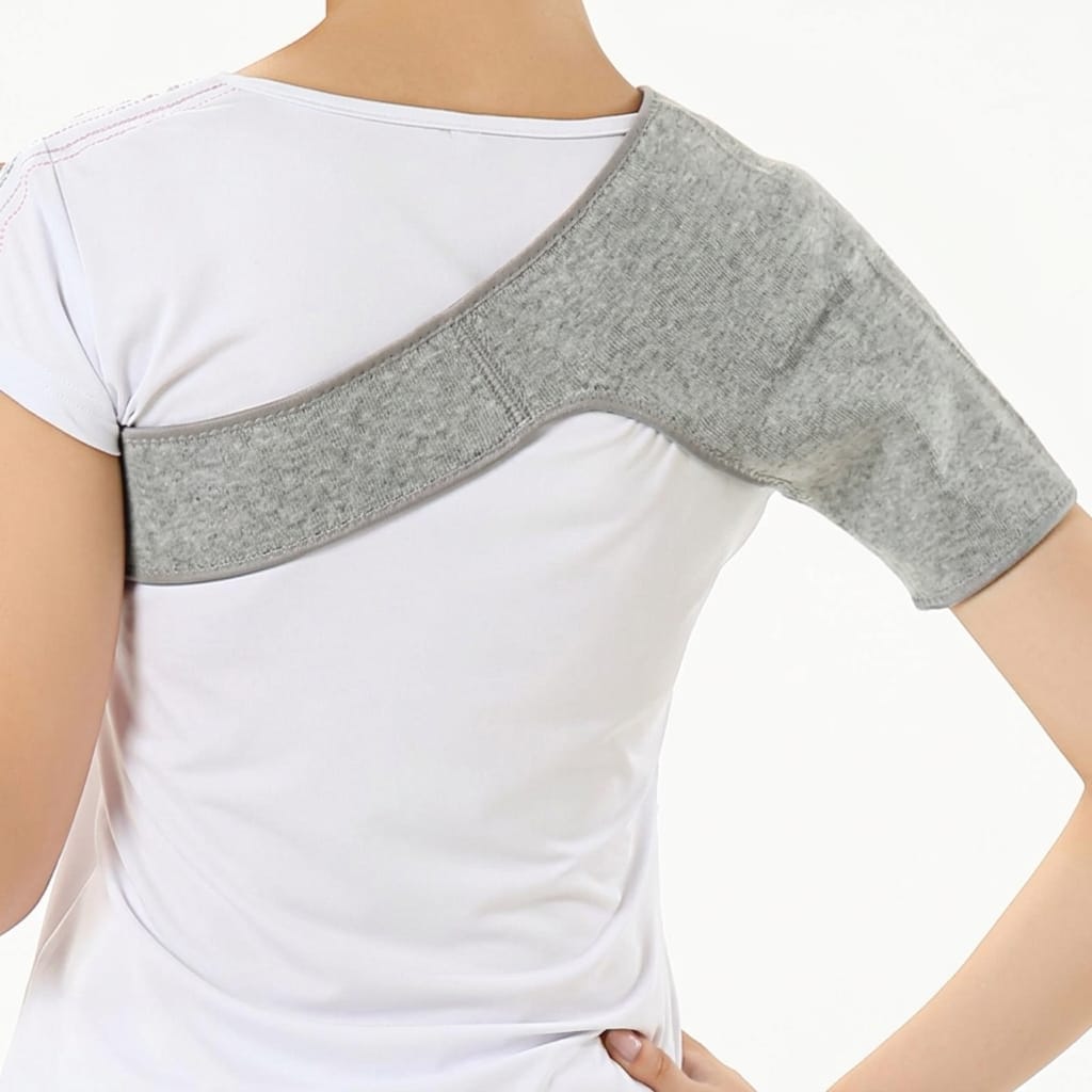 Comfortable shoulder compression wrap for daily wear