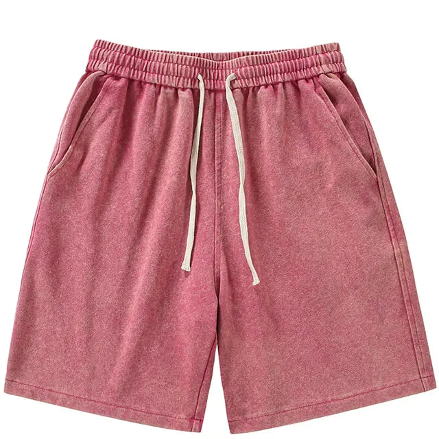 Summer Distressed Cotton Sweatshorts