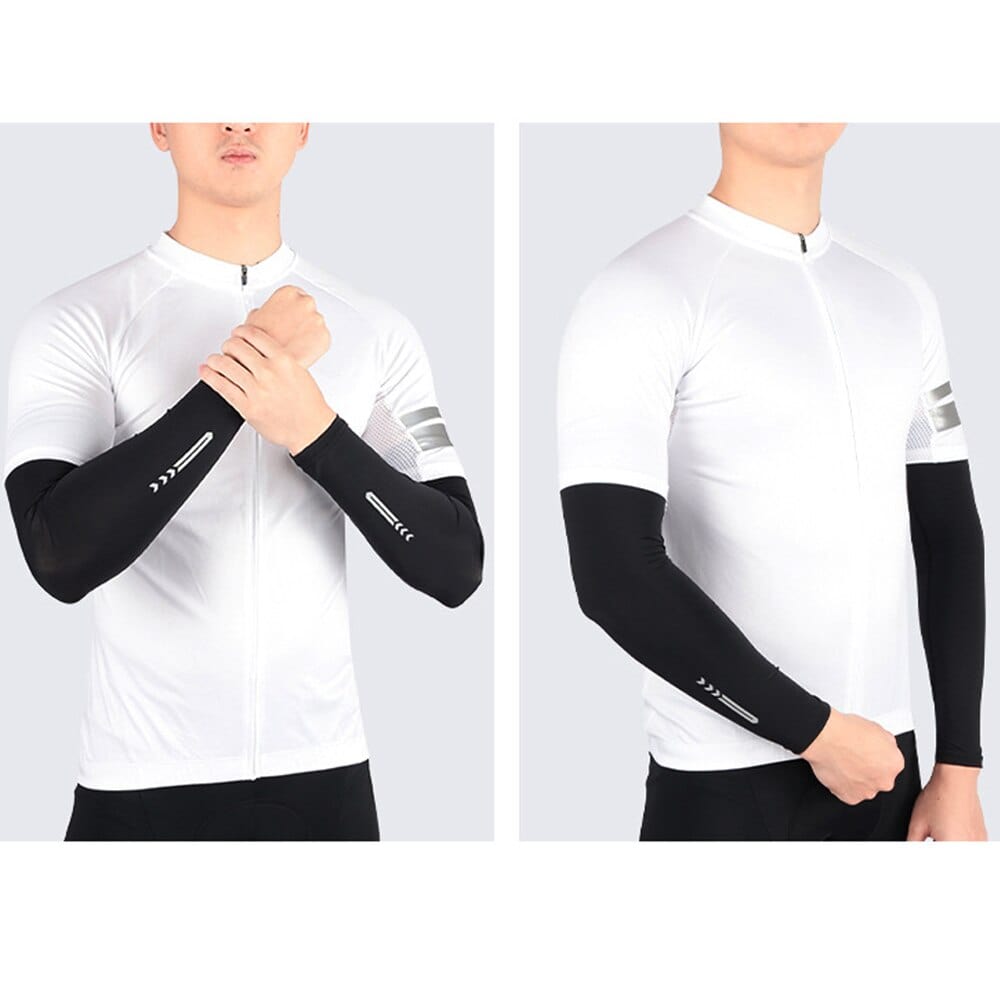 Reflective Cycling Arm Sleeves | Anti-UV Cooling Arm Cover