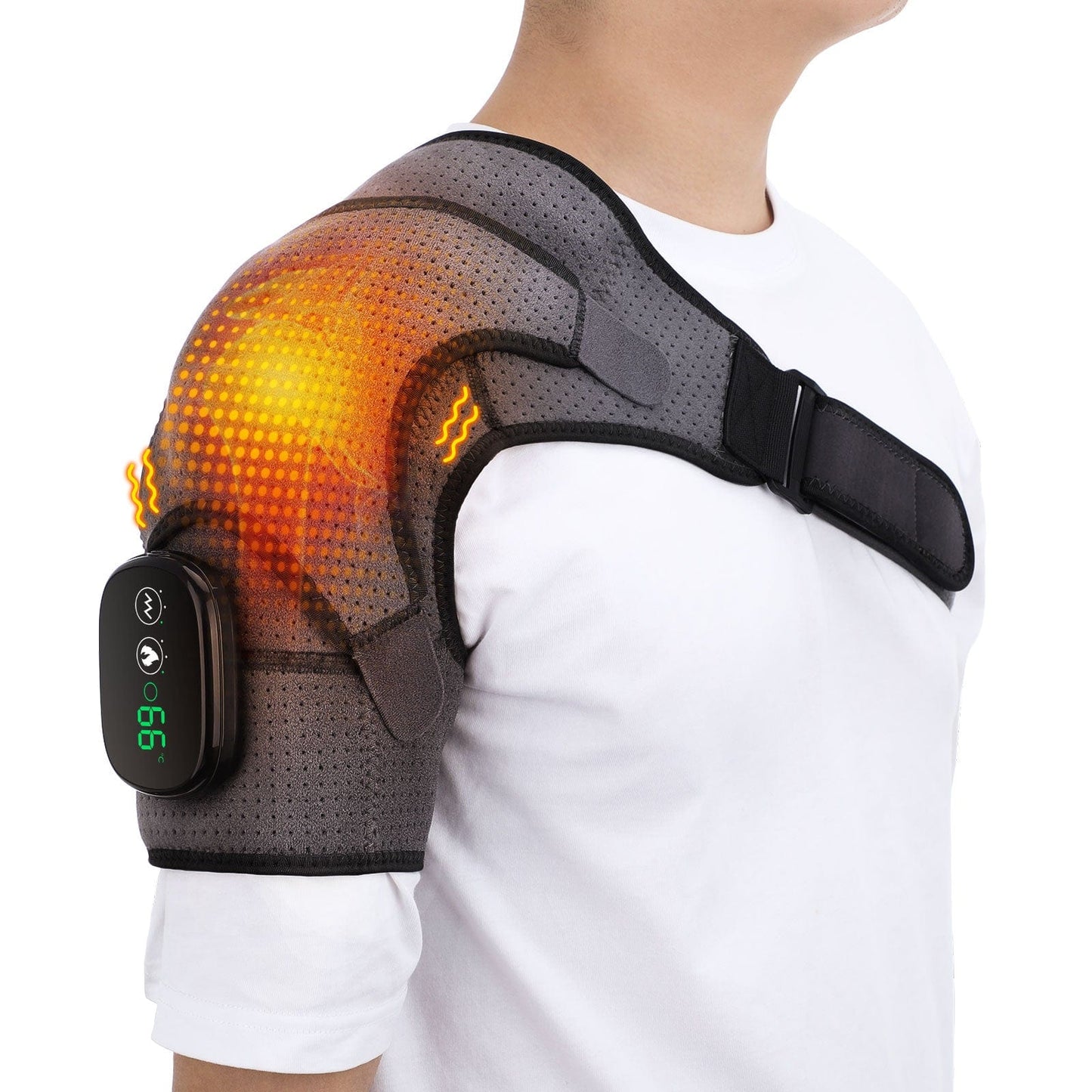 Electric Heating Shoulder Brace | LED Display Vibration Shoulder Support