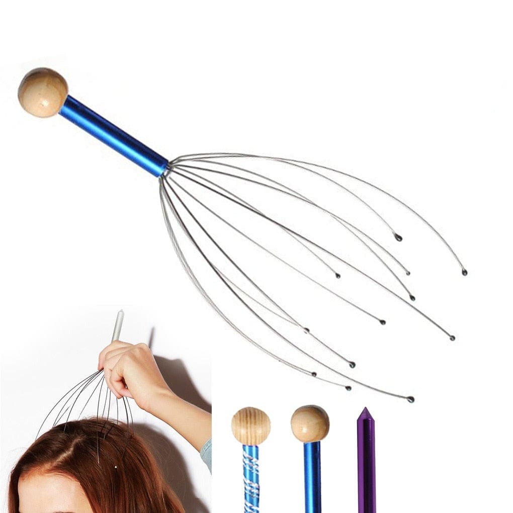 Head Scalp Massage Equipment | Stress Release Head  Massage Tools Random Color