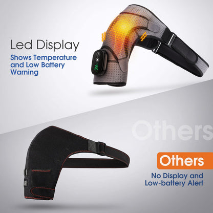 Electric Heating Shoulder Brace | LED Display Vibration Shoulder Support