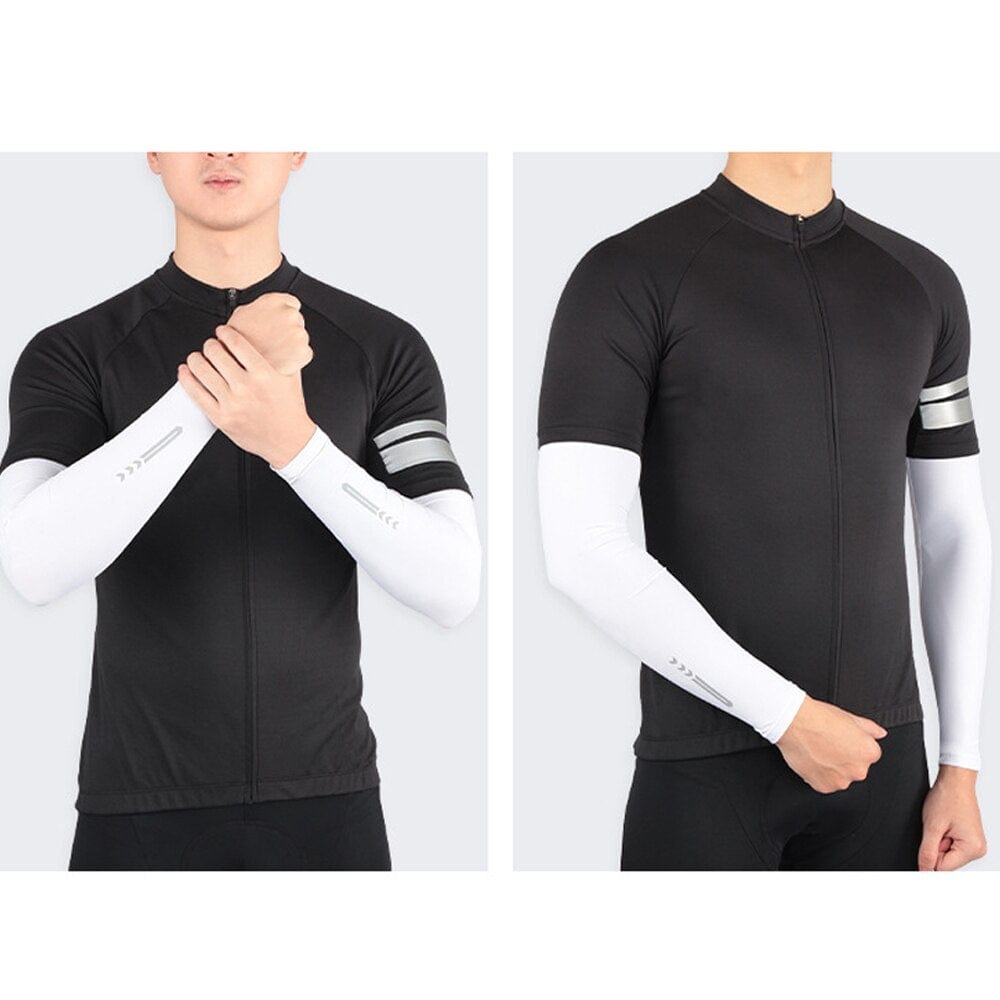 Reflective Cycling Arm Sleeves | Anti-UV Cooling Arm Cover