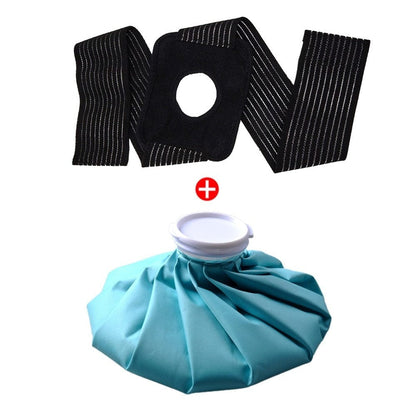 Leak-proof ice bag with strap