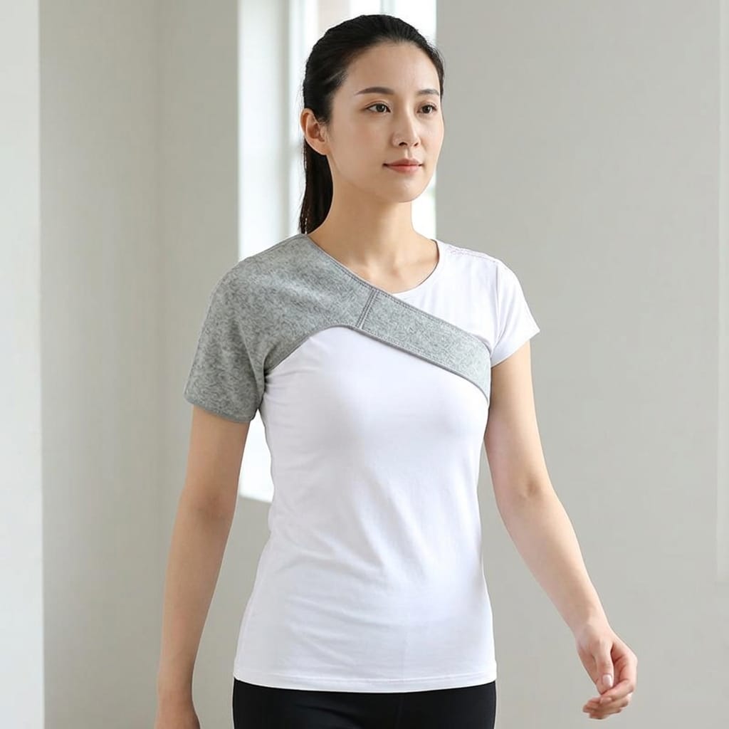 Left and right shoulder support wrap