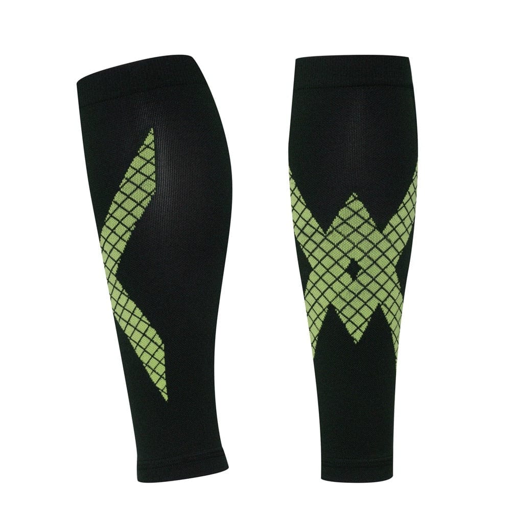 Leg Compression Sleeves for Circulation showing the ergonomic, form-fitting calf support lines.