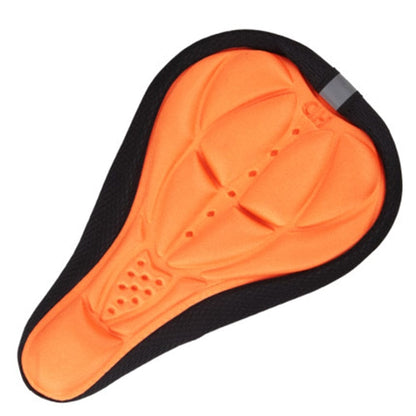 Orange Gel Bike Seat Cover