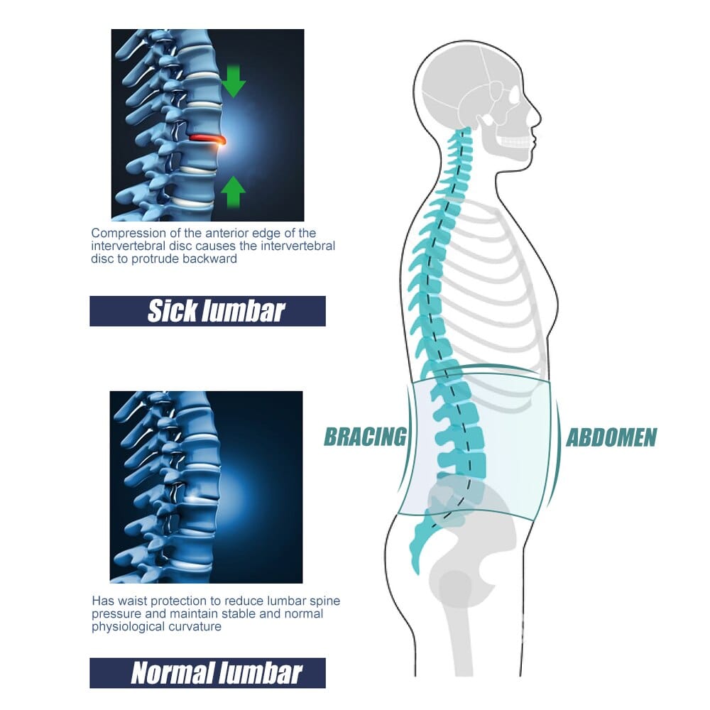 Plus Size Lumbar Support | Spine Decompression Brace
