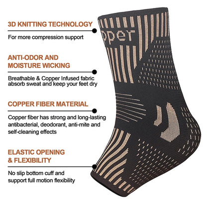 Copper Infused Ankle Braces