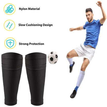 Soccer Shin Guards | Calf Compression Sleeves with Shin Guard Pocket