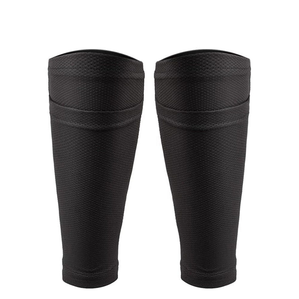 Soccer Shin Guards | Calf Compression Sleeves with Shin Guard Pocket