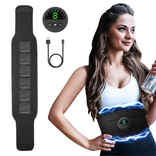 New Smart Electric Muscle Stimulator | EMS Wireless Fitness Belt | Abdominal Muscle Trainer