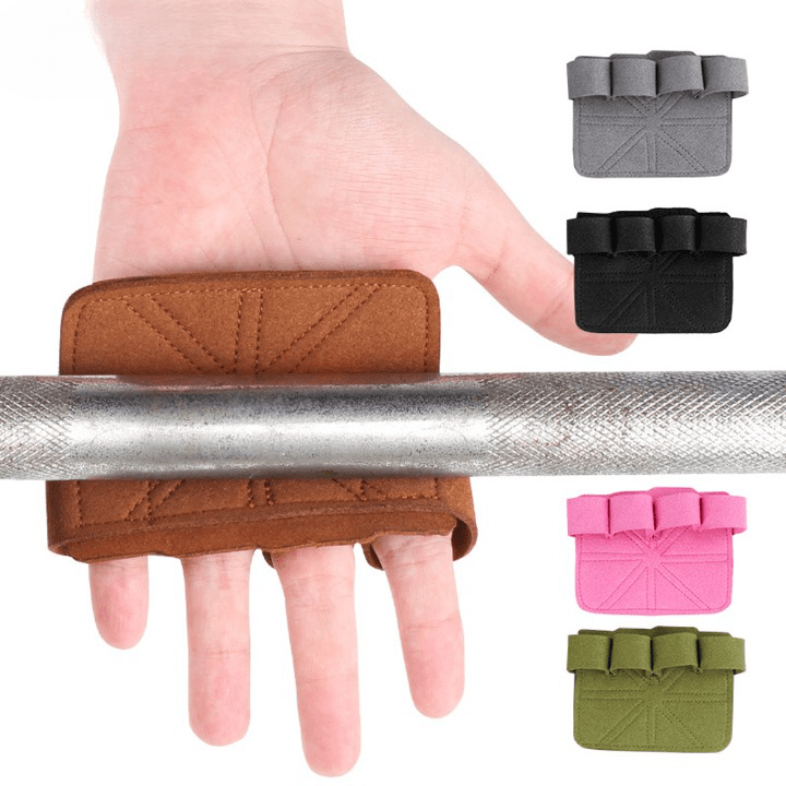 Weight Lifting Barehand Gloves | Non-Slip Padded Guards for Cross Training