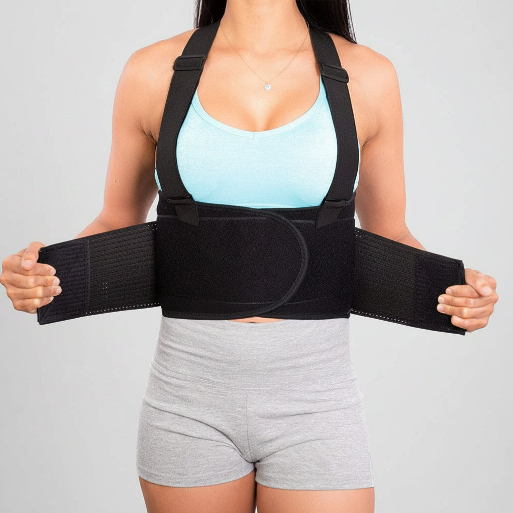 Waist Pain Protection Belt with Suspender