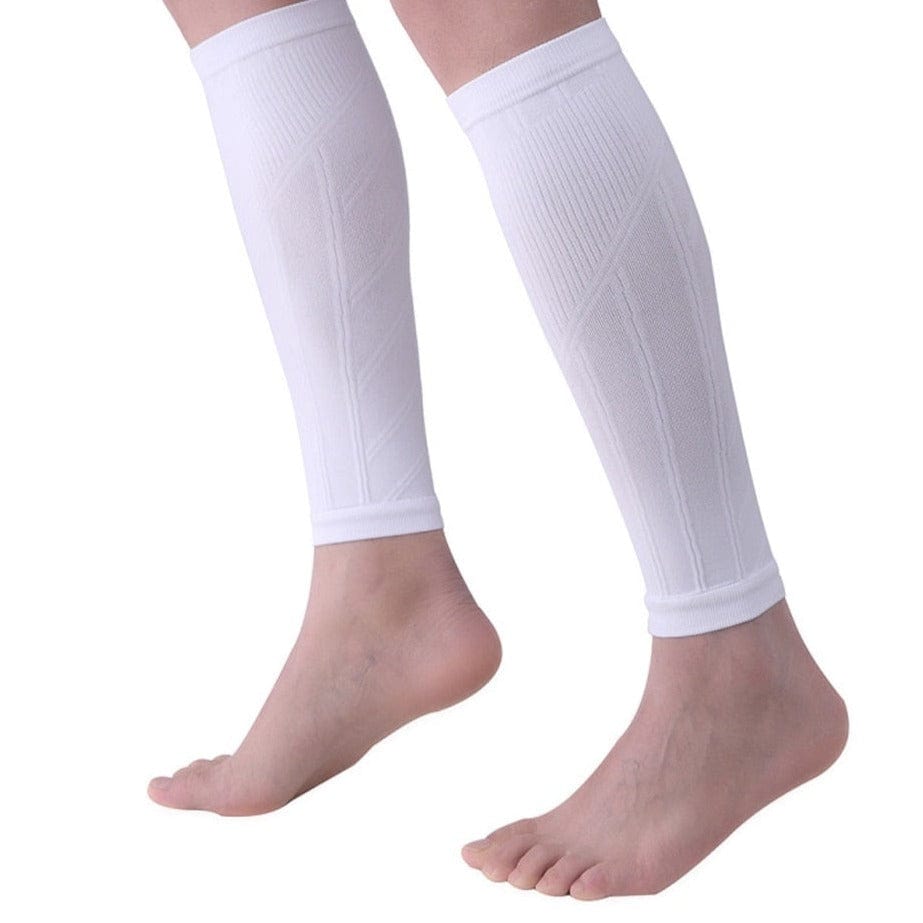 White Leg Compression Sleeve