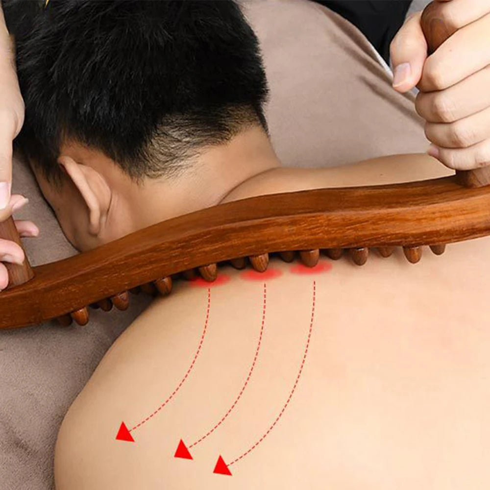 Wood Therapy Massage Tool - Brown