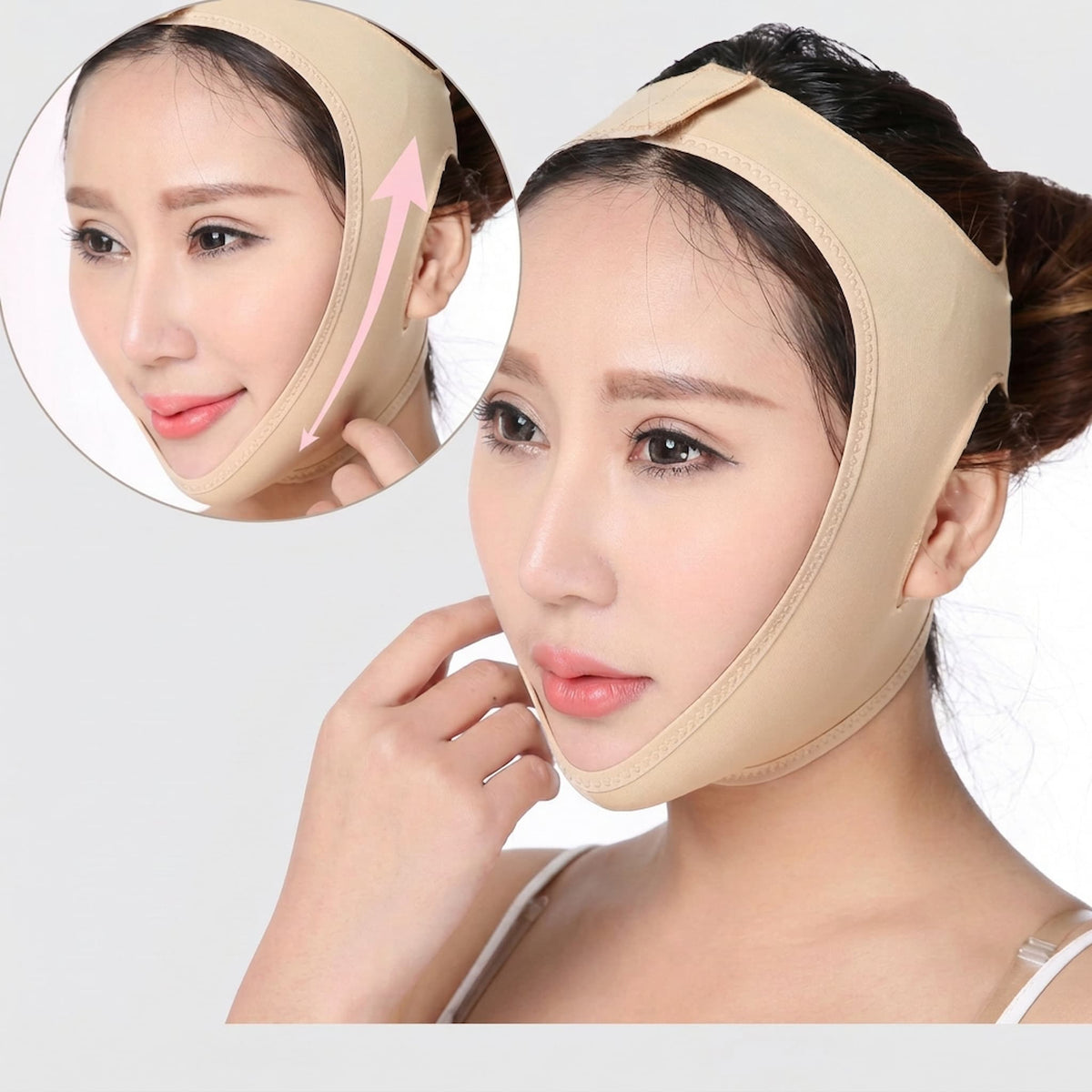adjustable chin and cheek wrap